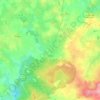 Landéan topographic map, elevation, terrain