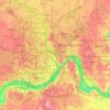 Mississippi National River and Recreation Area topographic map, elevation, terrain