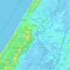 Katwijk topographic map, elevation, terrain