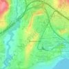 Ecublens topographic map, elevation, terrain