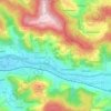 Remshalden topographic map, elevation, terrain