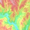 Townshend topographic map, elevation, terrain