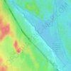 San Julián topographic map, elevation, terrain