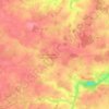 Les Cerqueux-sous-Passavant topographic map, elevation, terrain