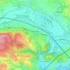 Zabierzów topographic map, elevation, terrain
