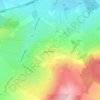 Redgap topographic map, elevation, terrain