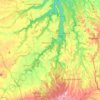 Mazzano Romano topographic map, elevation, terrain