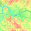 Colbert County topographic map, elevation, terrain