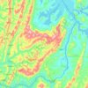 Kirehe District topographic map, elevation, terrain
