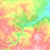 Jaraba topographic map, elevation, terrain