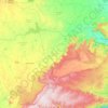 Achampet mandal topographic map, elevation, terrain
