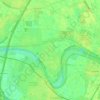 Ilvesheim topographic map, elevation, terrain