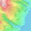 Gaula topographic map, elevation, terrain