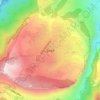 Shusha topographic map, elevation, terrain