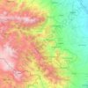 Artsakh Republic (NK Oblast) topographic map, elevation, terrain
