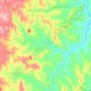 Mbuye topographic map, elevation, terrain