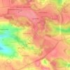 Chasiv Yar topographic map, elevation, terrain
