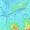 Cidade Nova topographic map, elevation, terrain