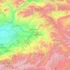 Kara Darya topographic map, elevation, terrain