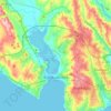 Büyükçekmece topographic map, elevation, terrain