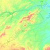 Cumaru topographic map, elevation, terrain