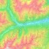 Pellizzano topographic map, elevation, terrain