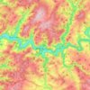 Bad Ems-Nassau topographic map, elevation, terrain