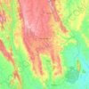 Barra da Estiva topographic map, elevation, terrain