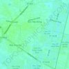 Xã Đức Hòa Đông topographic map, elevation, terrain