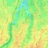 Ciganjur topographic map, elevation, terrain