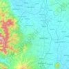 Tarlac topographic map, elevation, terrain