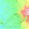 Keo Seima Wildlife Sanctuary topographic map, elevation, terrain