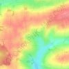 Archon topographic map, elevation, terrain