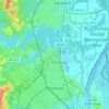 Prichard topographic map, elevation, terrain