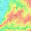 Coudeville-sur-Mer topographic map, elevation, terrain