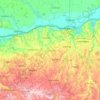 Silistra topographic map, elevation, terrain
