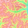 Lozno-Oleksandrivska settlement hromada topographic map, elevation, terrain
