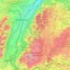 Foresta Nera topographic map, elevation, terrain