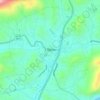 Clayton topographic map, elevation, terrain