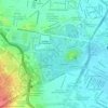 11580 topographic map, elevation, terrain