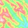 Muko topographic map, elevation, terrain
