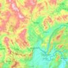Tachileik Township topographic map, elevation, terrain