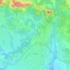 David topographic map, elevation, terrain