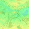 Łowicz topographic map, elevation, terrain