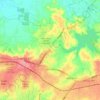 Xã Bắc Sơn topographic map, elevation, terrain