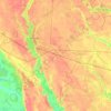 Яготинська міська громада topographic map, elevation, terrain