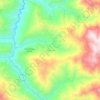 Villa Hidalgo topographic map, elevation, terrain