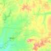 Verdejante topographic map, elevation, terrain