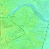 Източен topographic map, elevation, terrain