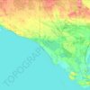 Moran Township topographic map, elevation, terrain